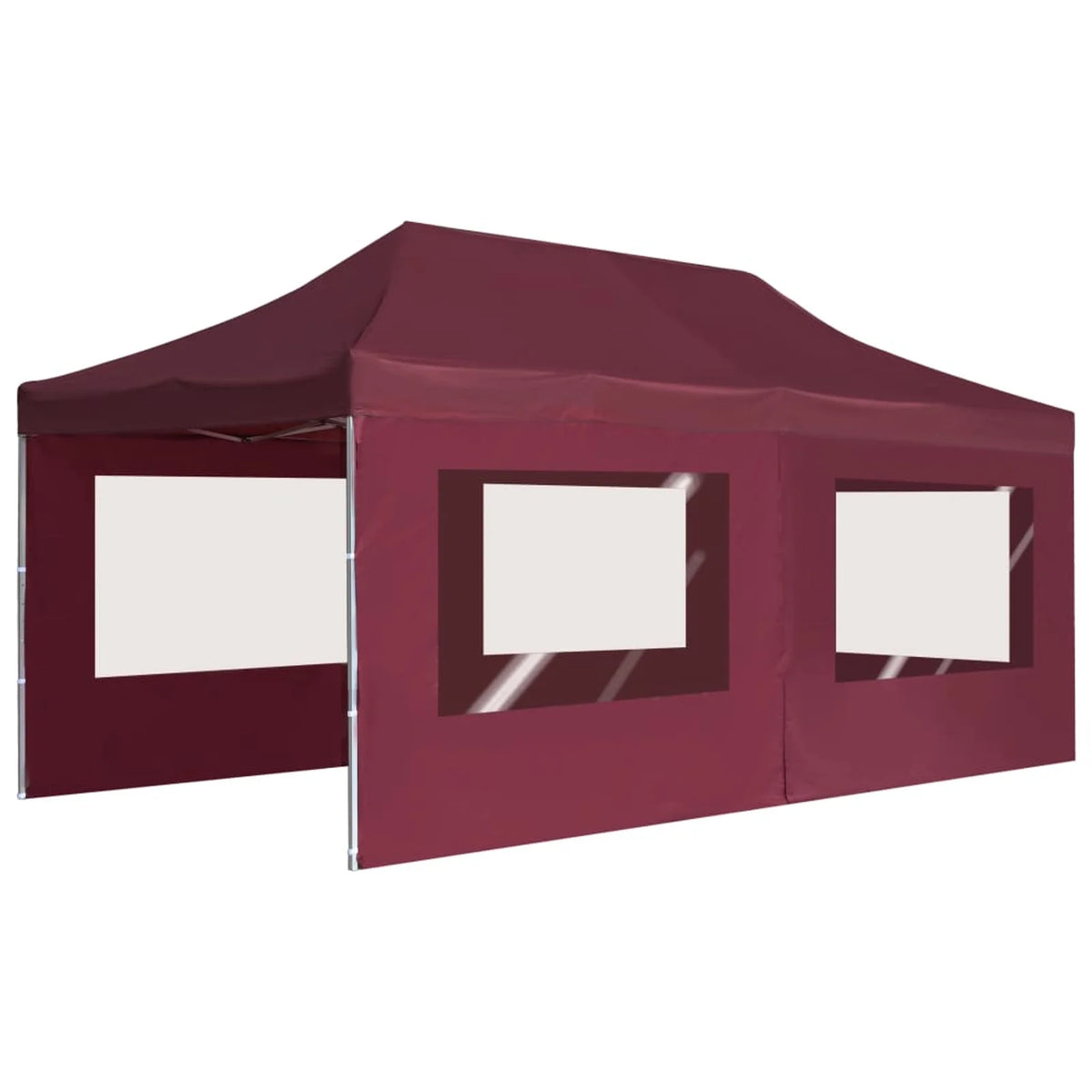 Wine Red Folding Party Tent Gazebo Canopy with Aluminium Frame Z50755