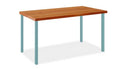 Cherry Top Table with Ocean Blue Base Y47066