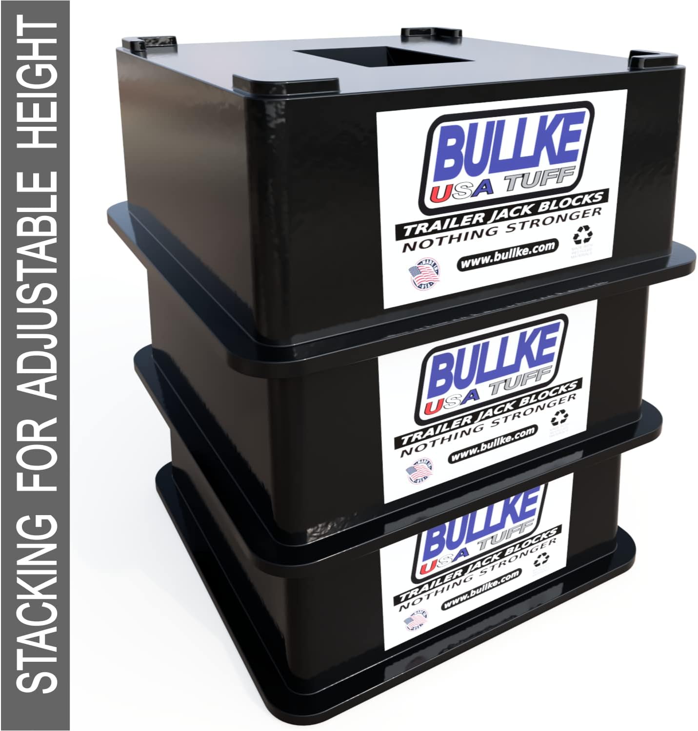 Trailer Jack Block Stand 12,000 lbs Capacity Stabilizing Pads P422