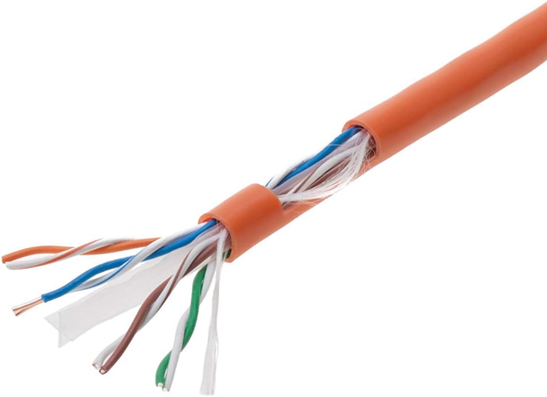 CAT6 1000ft UTP White Ethernet Solid Cable 23AWG Bulk P227