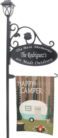 Double Sided Reflective Sign with Solar Light G4840