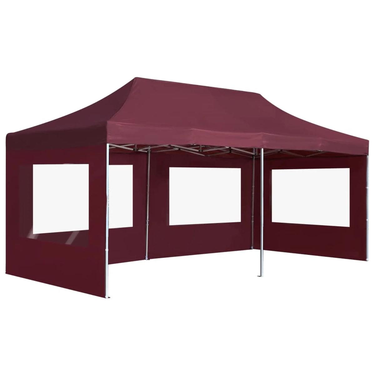 Wine Red Folding Party Tent Gazebo Canopy with Aluminium Frame Z50755