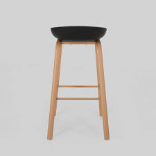 Set of 2 Black Modern Barstool L590925
