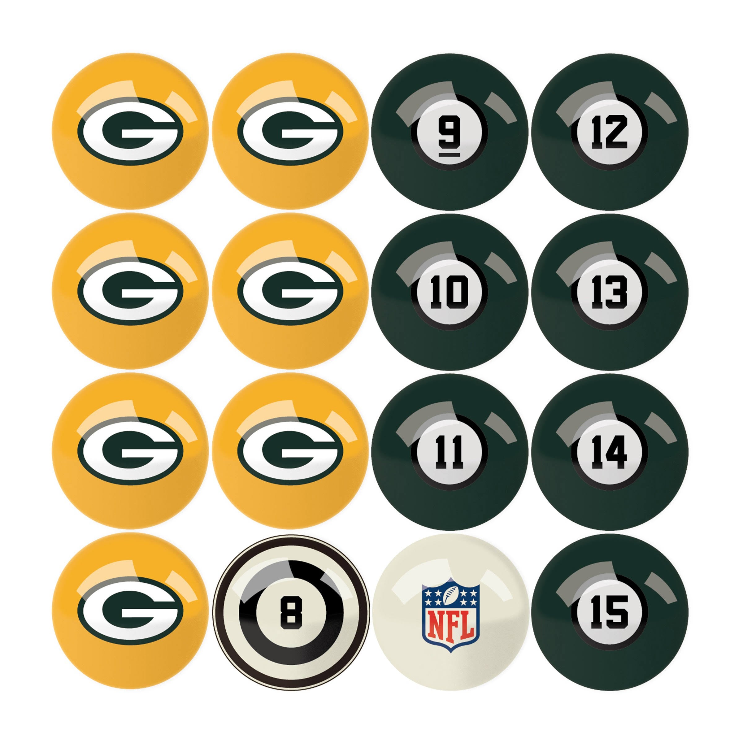 Billiard Ball Set with Numbers R610