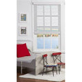 Cordless Faux Wood Blind White 49 x 64 in. Y3759