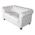 White Loveseat Sofa X604353