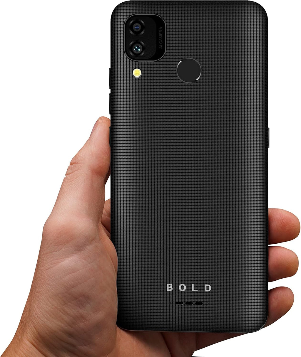 Black 6.1” HD+ Infinity Display 32 GB Dual 13MP Camera Unlocked Phone Pack of 2 O808