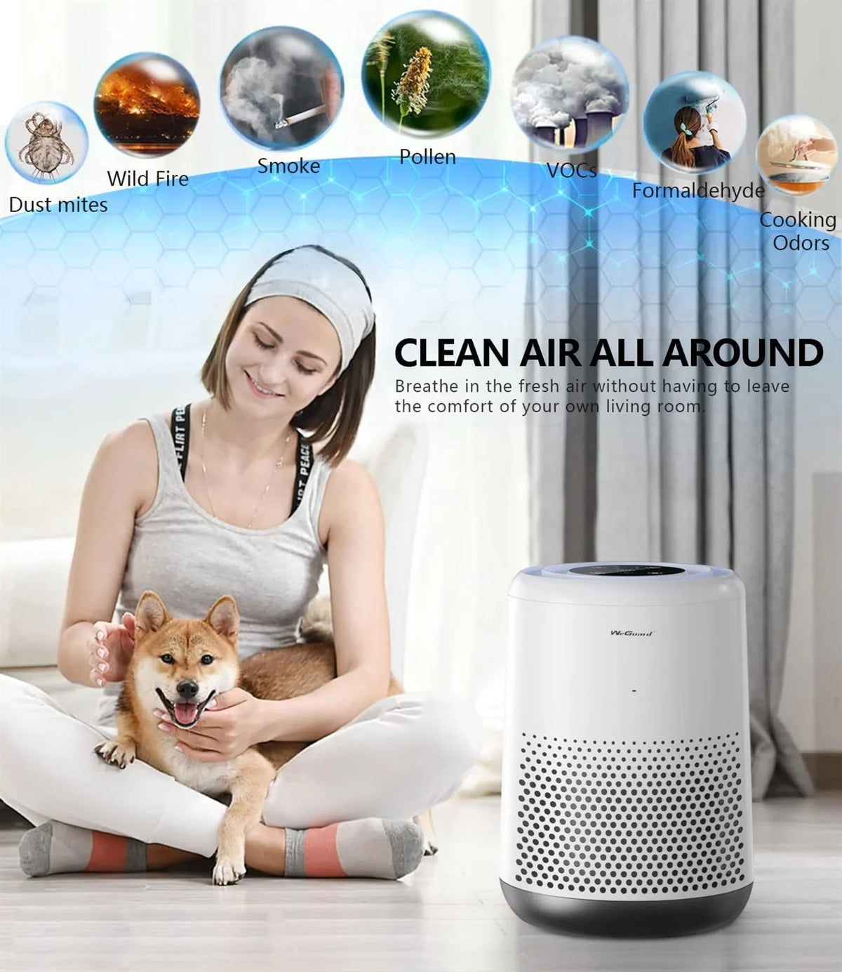 White HEPA Air Purifier H847522