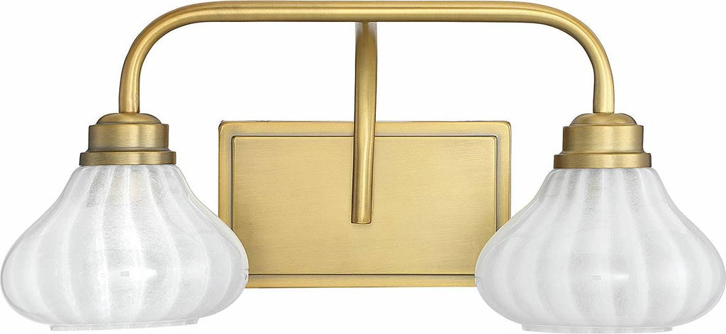 2 Light Warm Brass Bath P80966