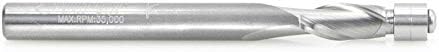 Solid Carbide Aluminum Cutting Flush Trim Spiral Up-Cut 1/4 Dia x 1/2 C459670