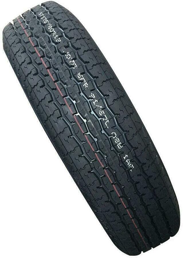 Radial Trailer Tire ST175/80R13 Tubeless Load Range D 8 PR Speed Rating 97/93L Pack of 2 L784