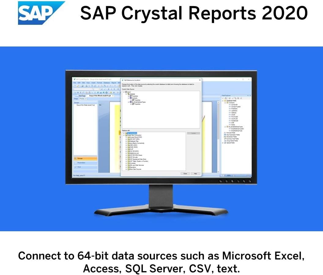 Crystal Reports 2020 Reporting Software [64-Bit] [PC Download] M89479