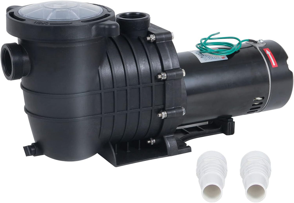2HP Dual Volt Pool Pump with Strainer I92112