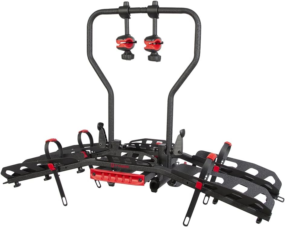 Deluxe 4-Bike Carrier Rack with Hitch Pin Lock & Cable Lock G7423