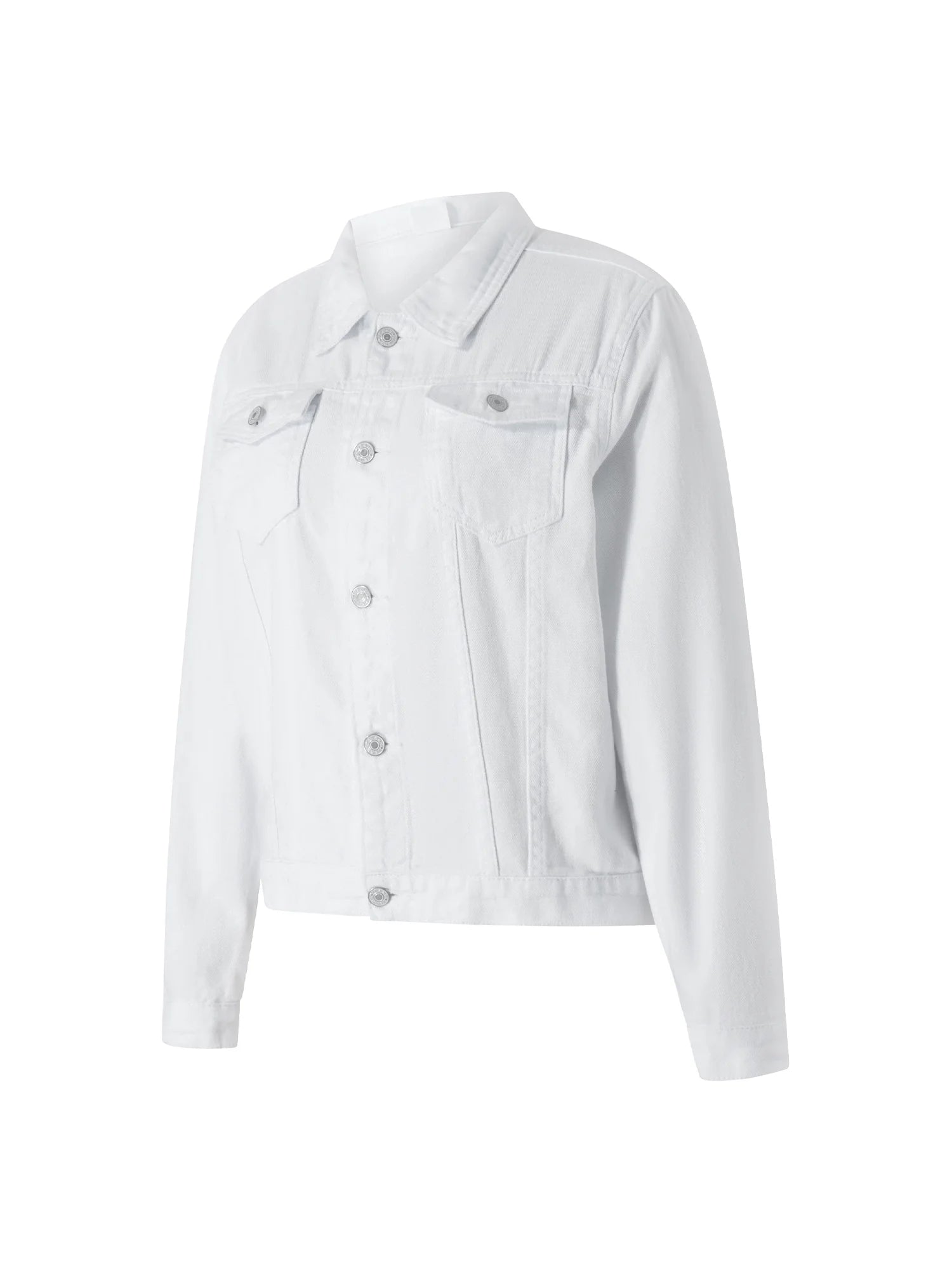 Women's Stretch Fitted Denim Jean Jacket T5645