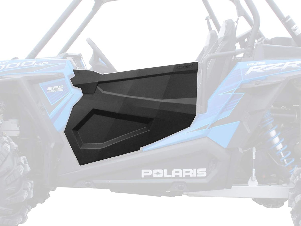 Black Full Plastic Doors for Polaris RZR 900 S, Pair C1392