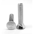 3/4 inch-10 x 3 inch Coarse Thread Grade 5 Plow Bolt Flat Head Medium Carbon Steel Zinc Plated Pk 100 W81034