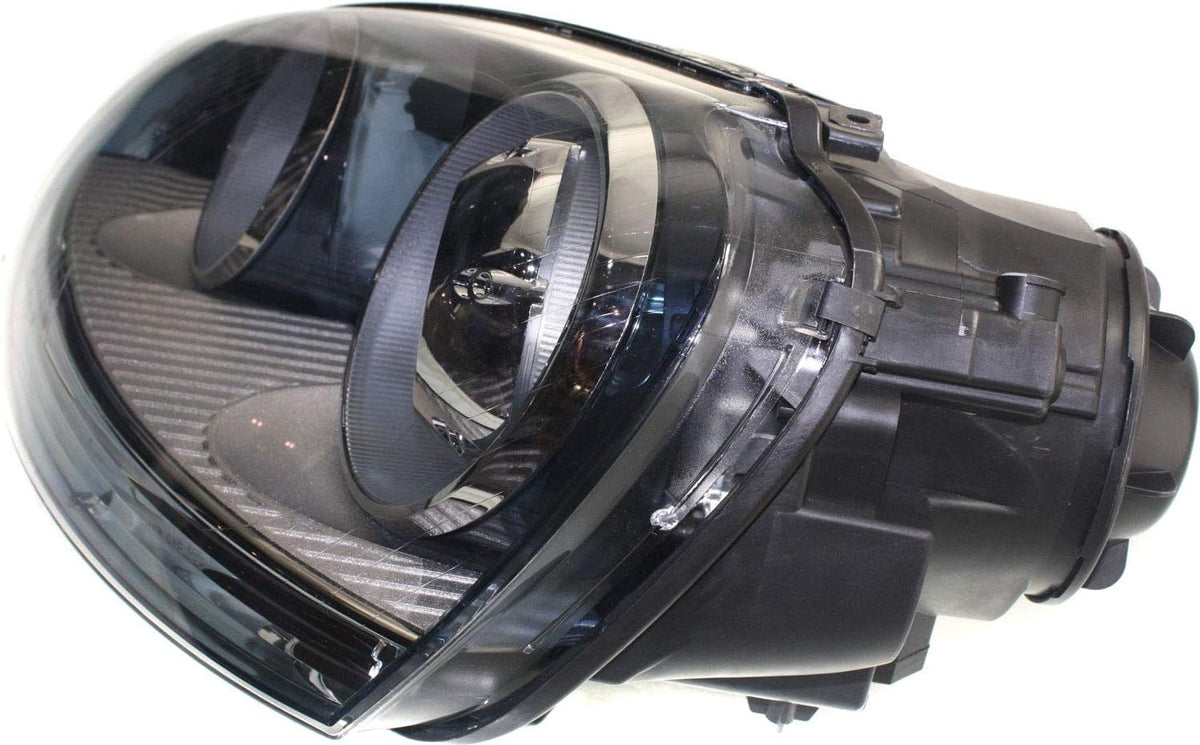 Headlight Lens and Housing Set of 2 for Volkswagen Jetta Rabbit GTI P9381
