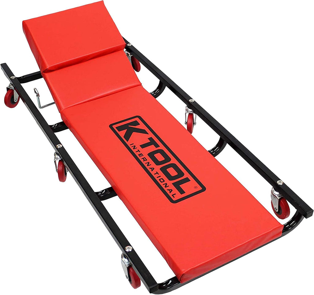 40 Metal Frame Creeper with Adjustable Headrest, 6 2 Oil Resistant Castors W811028