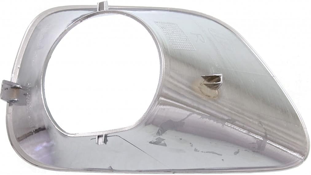 Fog Light Bezel Front Passenger Side with Chrome Trim Pack of 2 A59717
