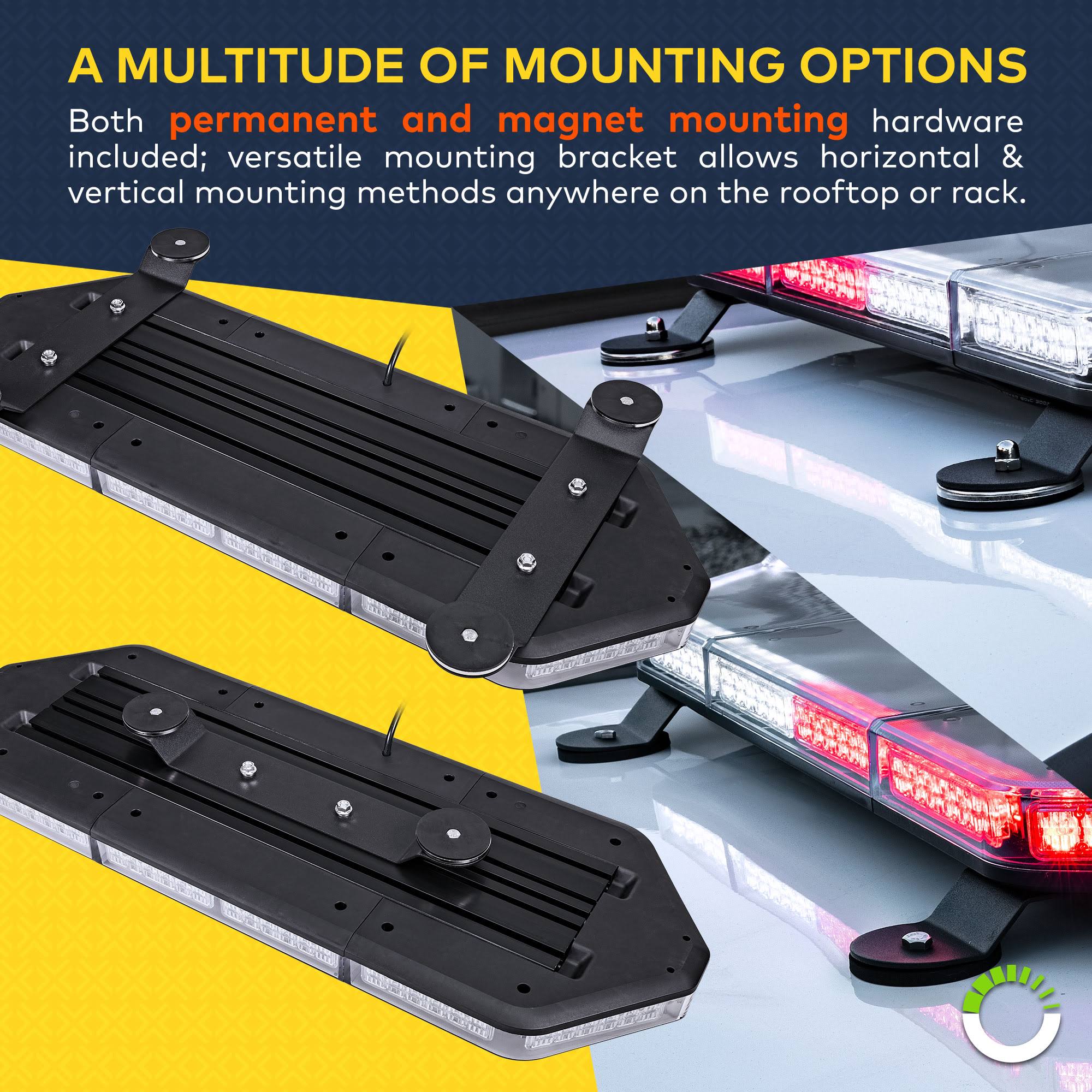 Green 80W LED Emergency Strobe Light Bar O46646