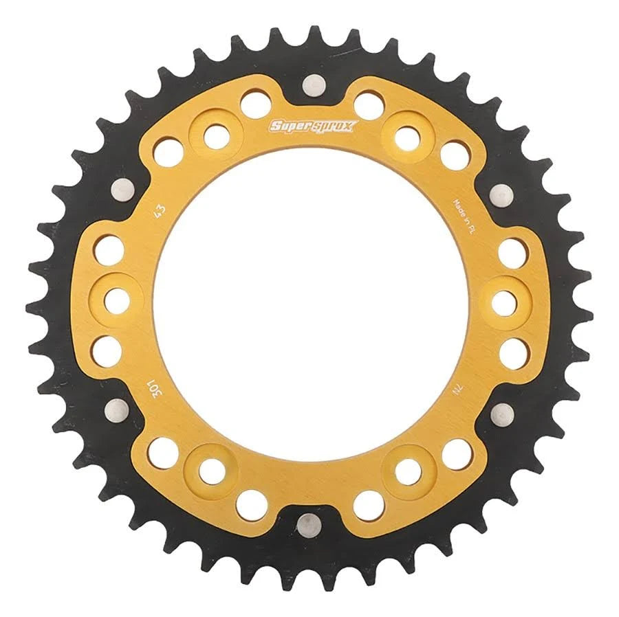 Gold Stealth Sprocket 43T Chain Size 520 E489
