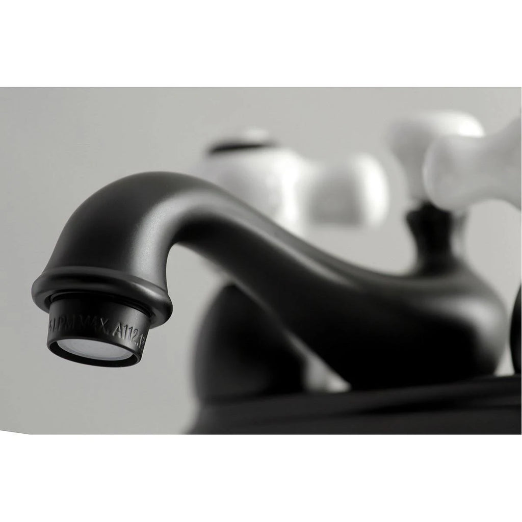 Satin Nickel Centerset Lavatory Faucet with Brass Pop-Up P79191