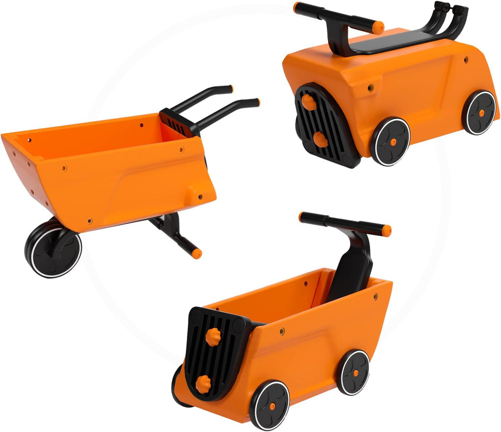 3 in 1 Ride on Push Car (Orange) H77271