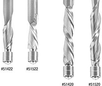 Solid Carbide Aluminum Cutting Flush Trim Spiral Up-Cut 1/4 Dia x 1/2 C459670