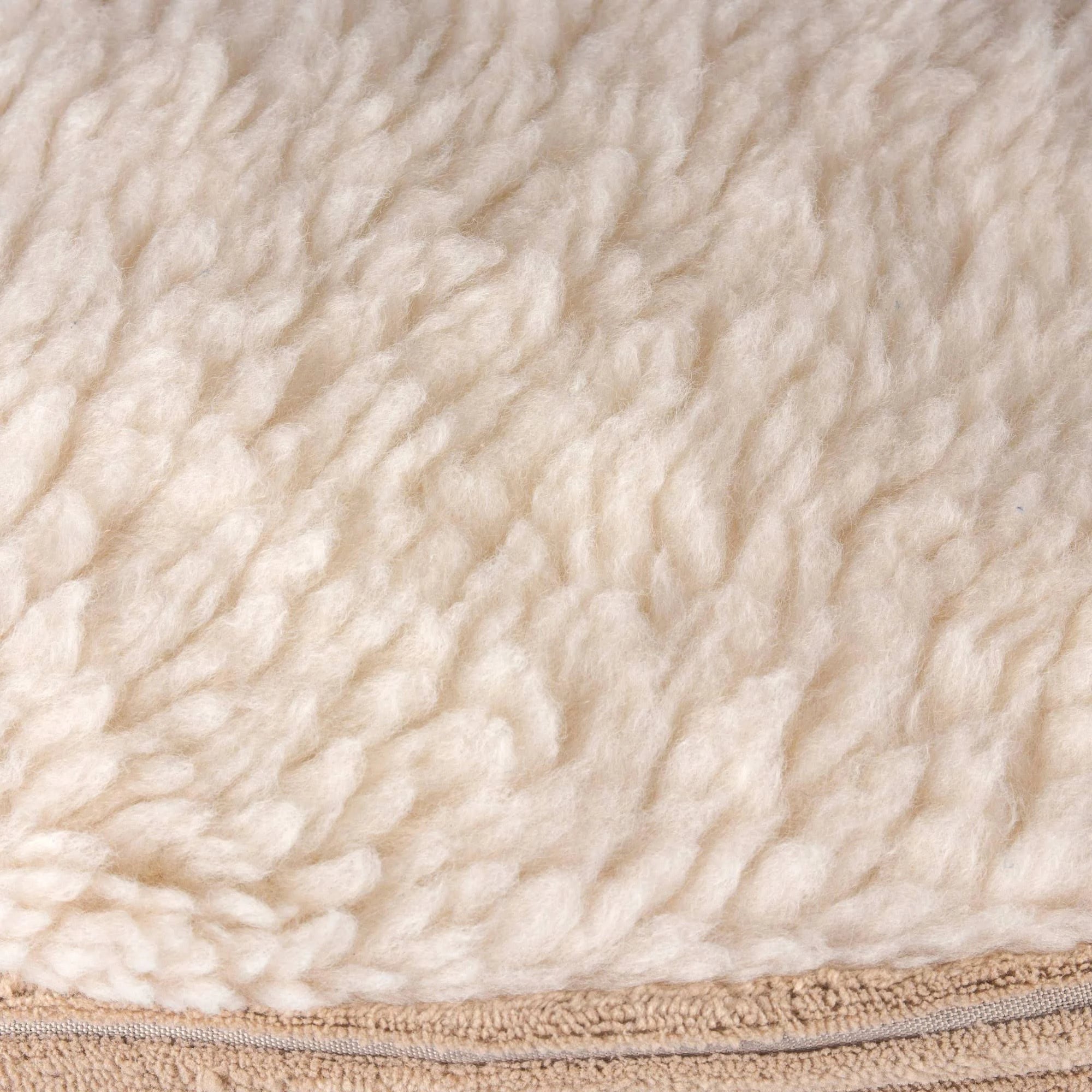 Cozy Corduroy and Sherpa Lined Pet Cave Bed, 25 in. I631095
