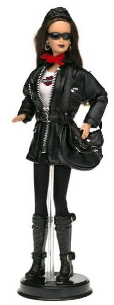 Brunette Barbie Doll Motorcycle N68586