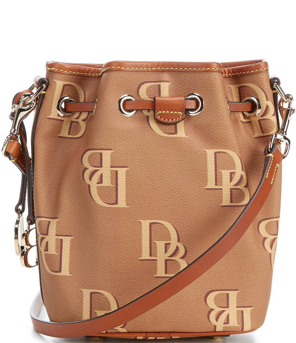 Saddle Coated Cotton Drawstring Bag L230