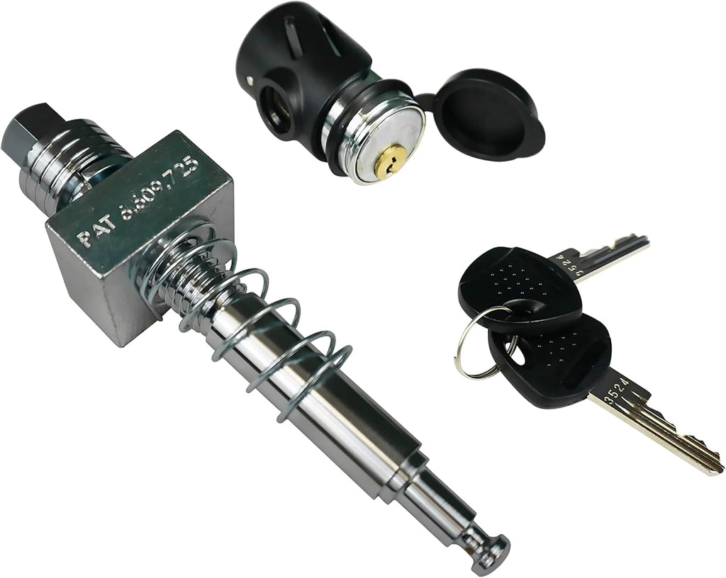 Keyless Locking Silent Hitch Pin for 2.5in Hitches Pack of 2 N34455
