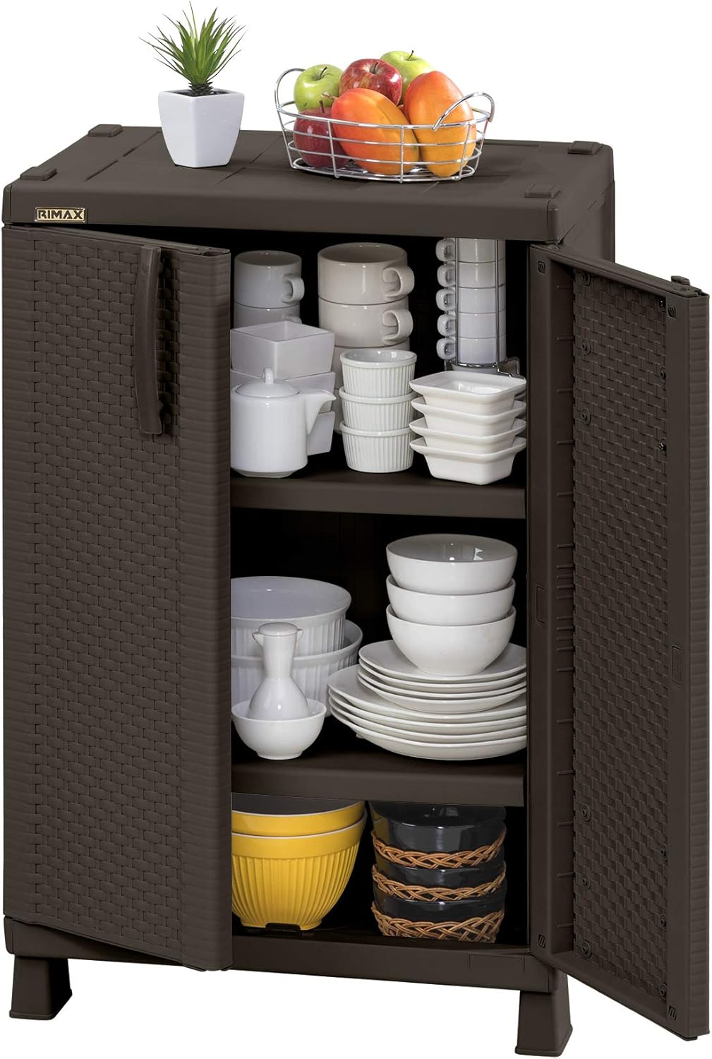 Brown Storage Cabinets I219310
