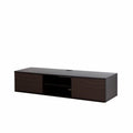 Wall Mounted Media Console in Chocolate N253