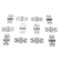 Polished Stainless Steel Marine Door Hinges 3 x 1.5 Inches Set of 12 D72882
