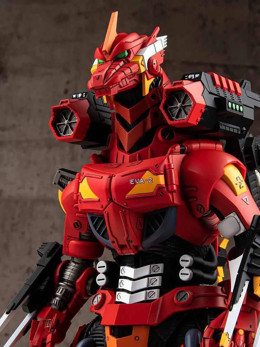 Godzilla vs Evangelion Kiryu Kai Eva Unit-02 Color Model Kit Figure T1966