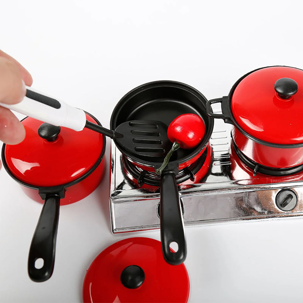 Play Kitchen Set with Cookware Pots and Pans X733893