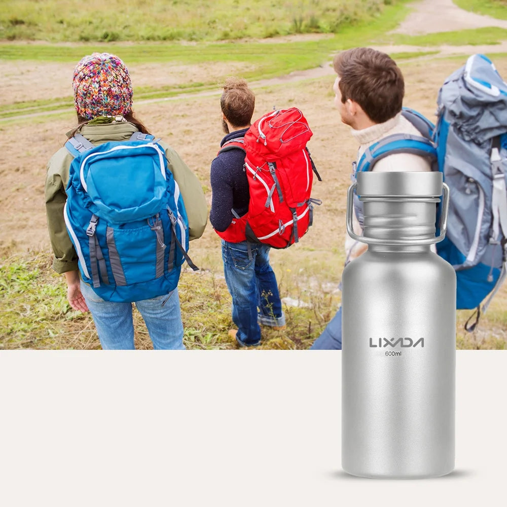 Ti Water Bottle 600ml B6428