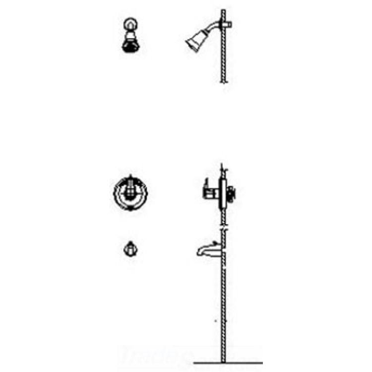 Tub and Shower Trim P8390