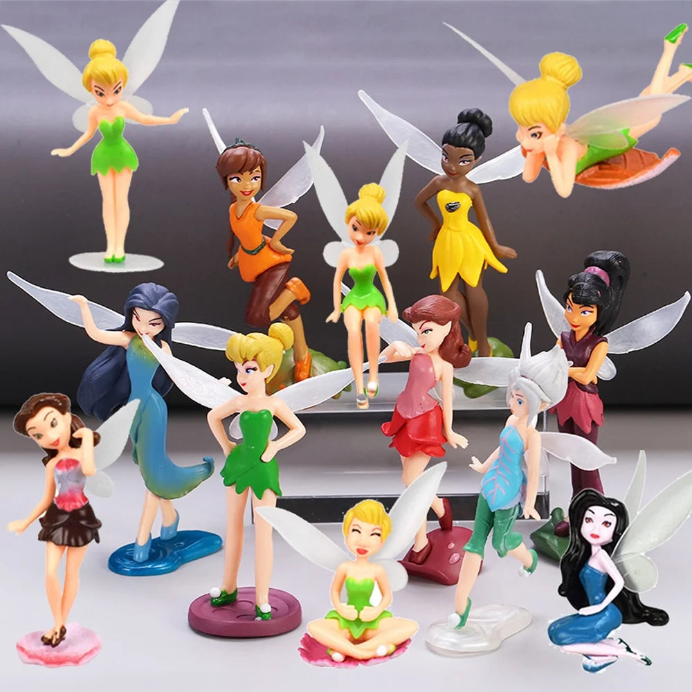 Mini PVC Figures Fairy Cake Topper Dollhouse Decoration J142665