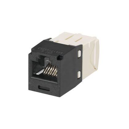 1-Port Mod Jack Cat6 Black 24 PK S4340