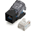 White Cat6A Toolless Keystone Jack, 12 Pack B682