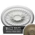 Hand-Painted Witch Hazel Crackle Ceiling Medallion U4887