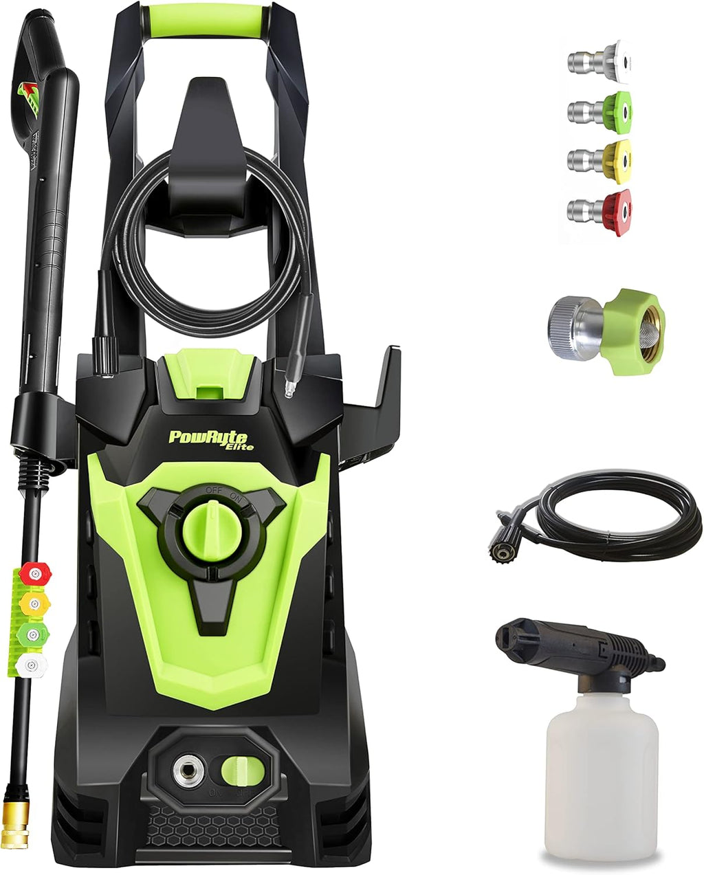 2200 PSI 2.0 GPM Electric Pressure Washer with 4 Nozzles Foam Cannon C38973