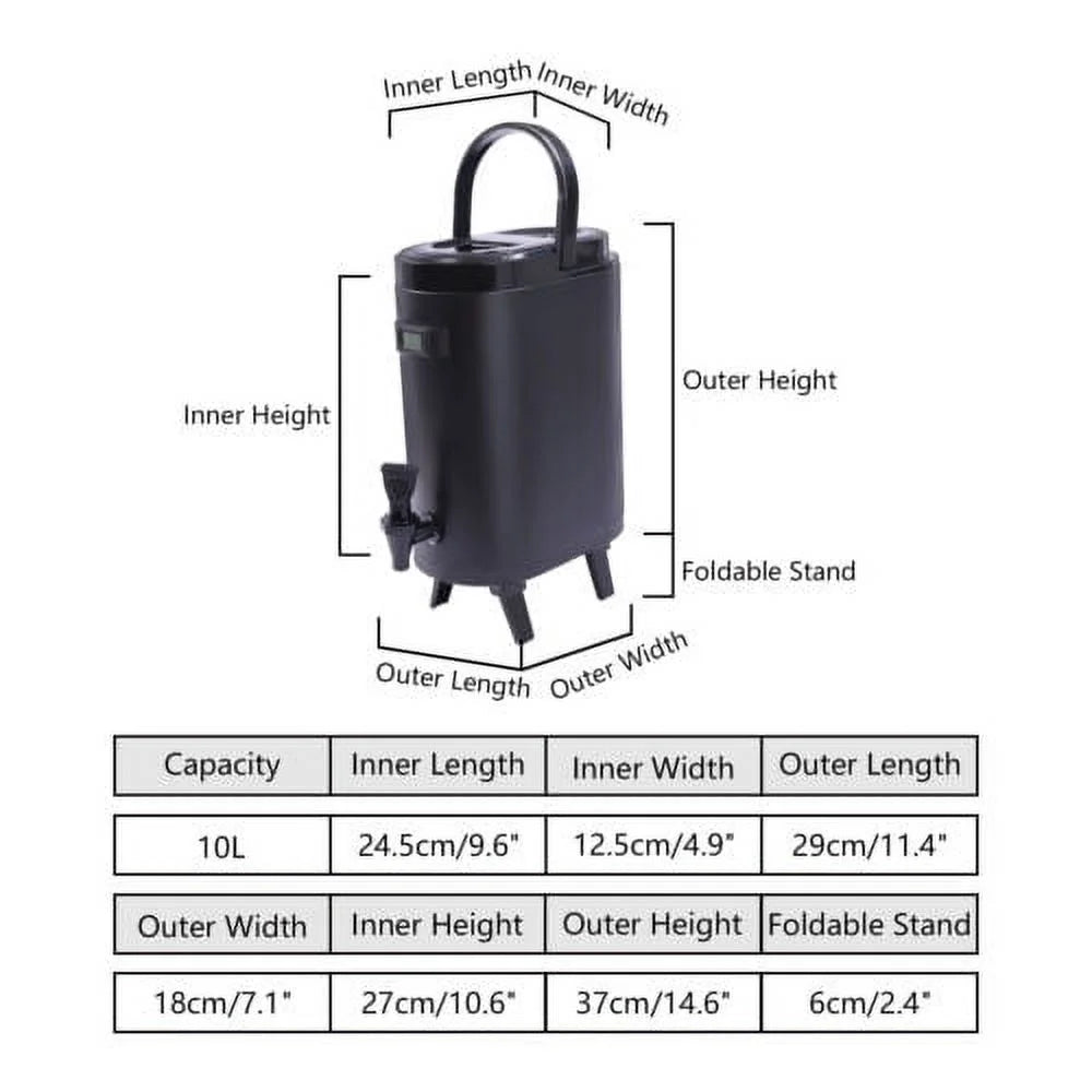 10L Insulated Stainless Beverage Dispenser N20206