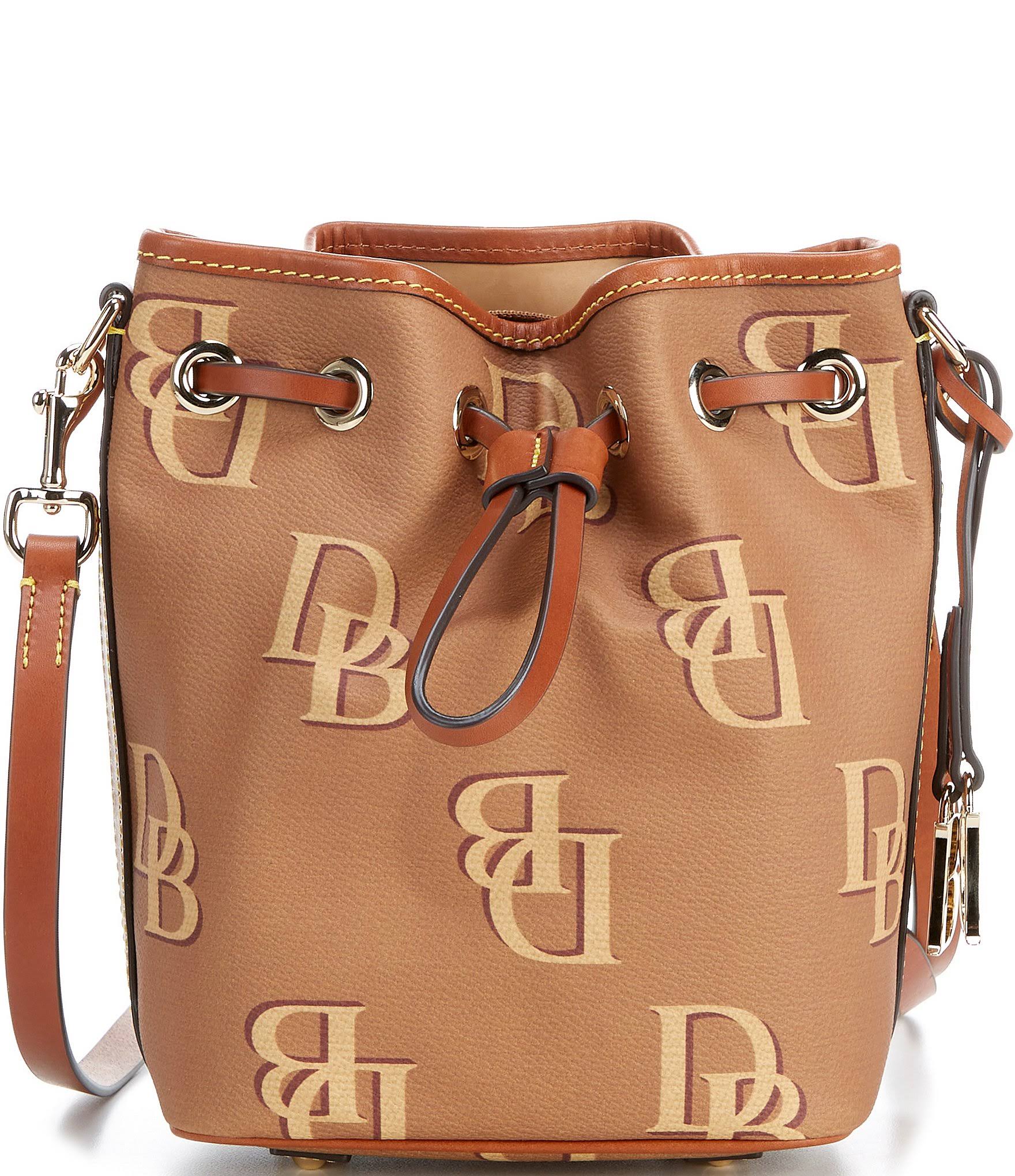 Saddle Coated Cotton Drawstring Bag L230