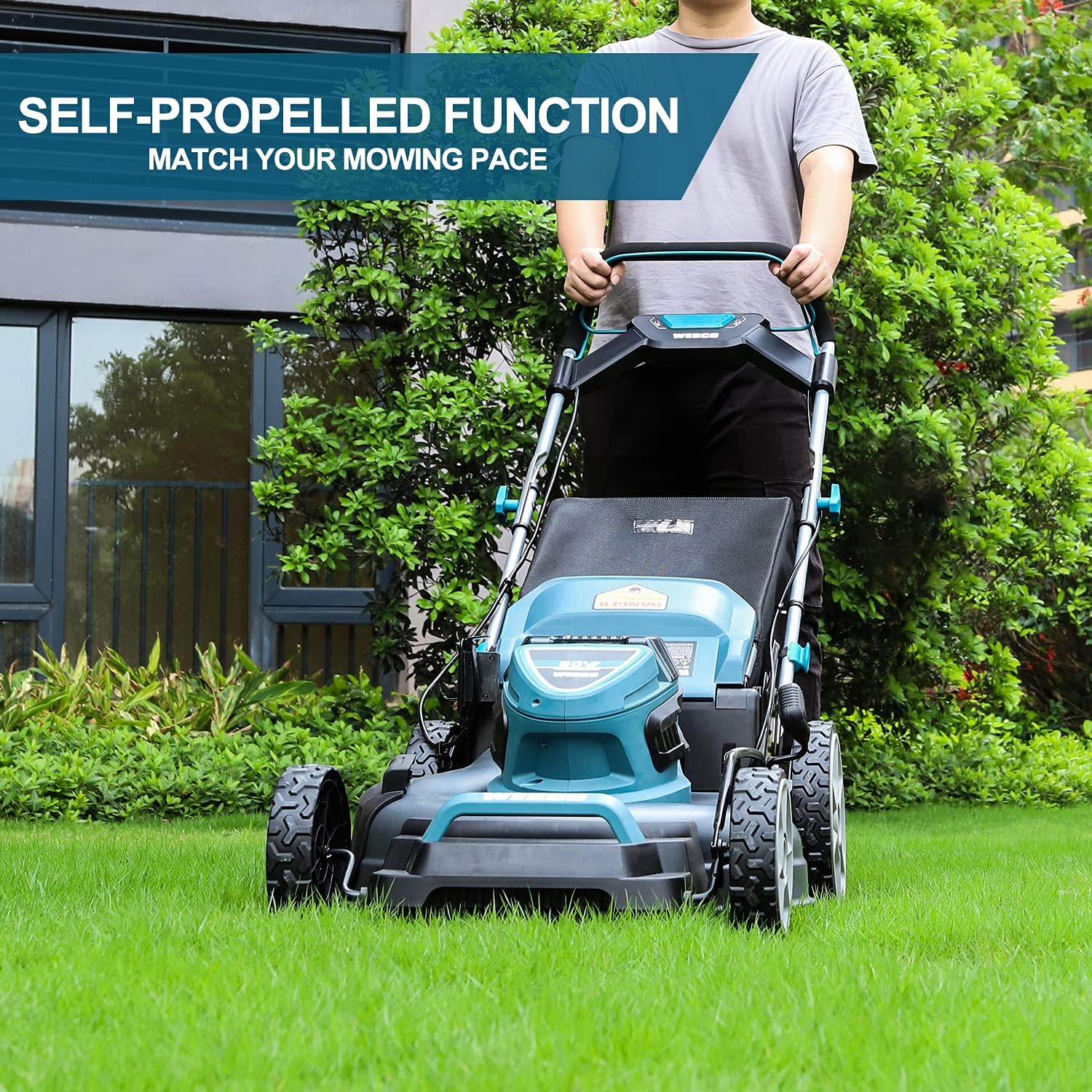 21 inch Self-Propelled Cordless Brushless Lawnmower X264615