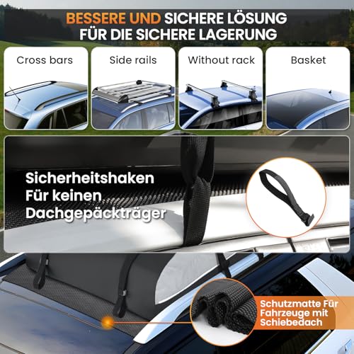 20 Cubic Waterproof Car Roof Bag with Strap V853654