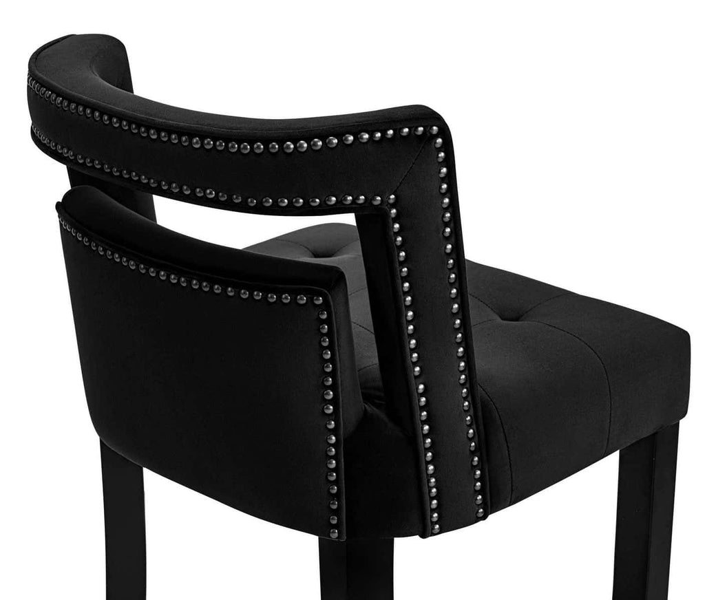 Black Velvet Bar Stool W957793